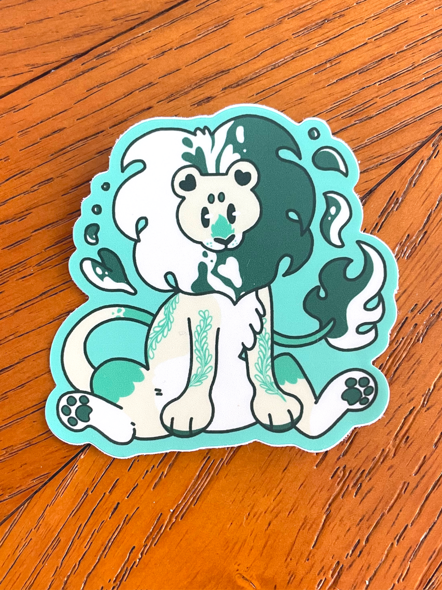Monstera Lion | Sticker