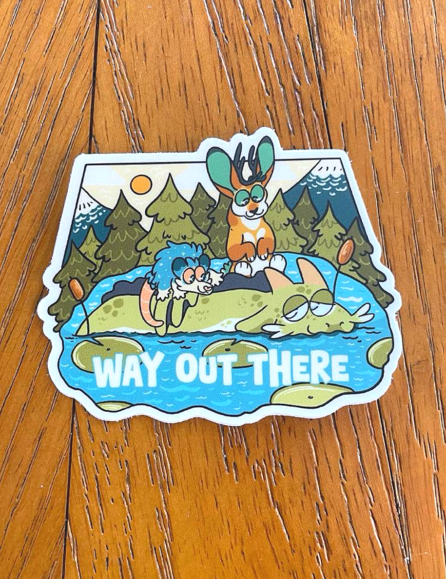 Way Out There | Sticker