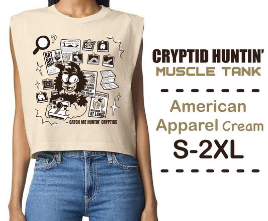Cryptid Huntin' | Muscle Tee