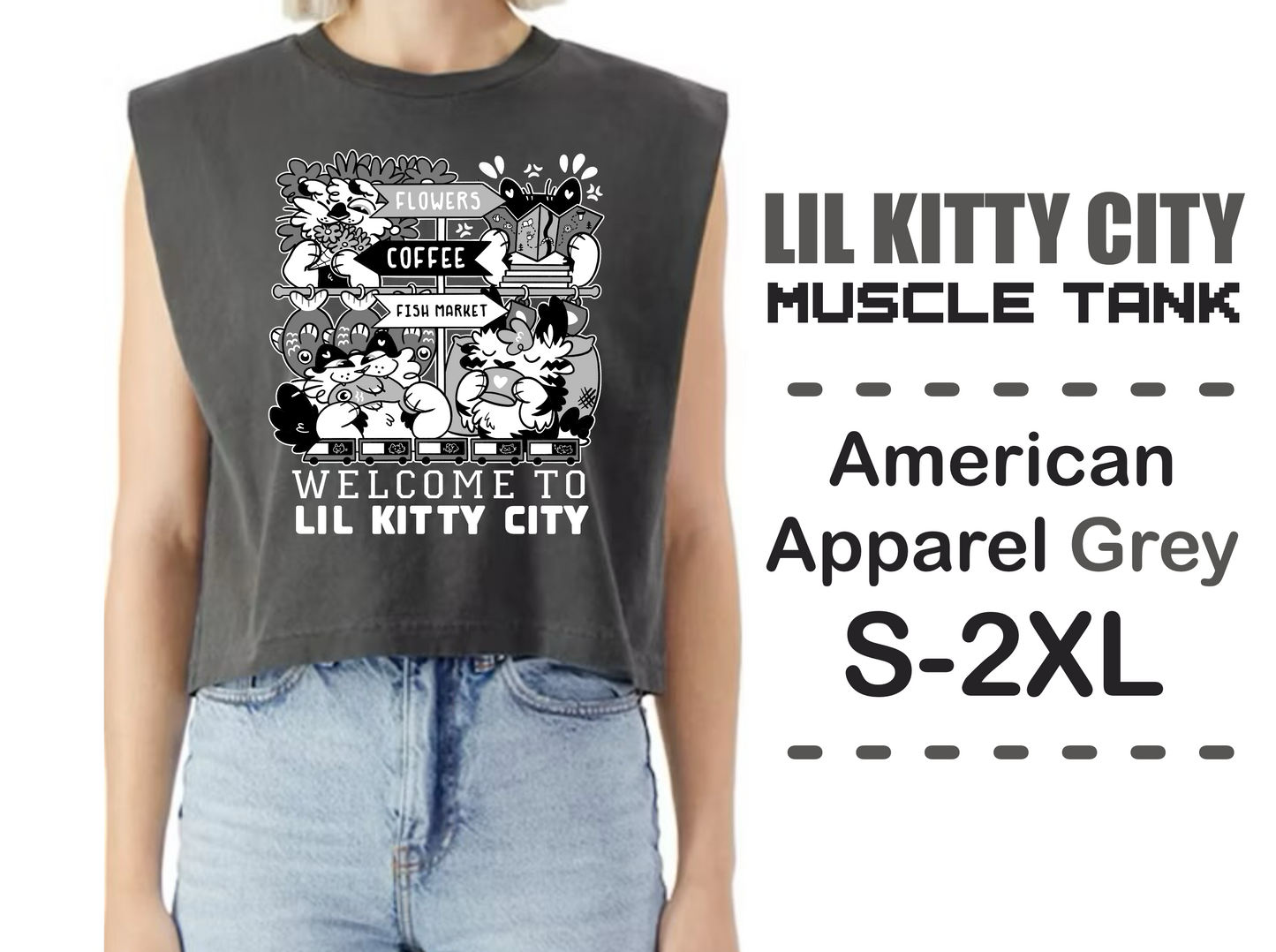 Lil Kitty City | Muscle Tee