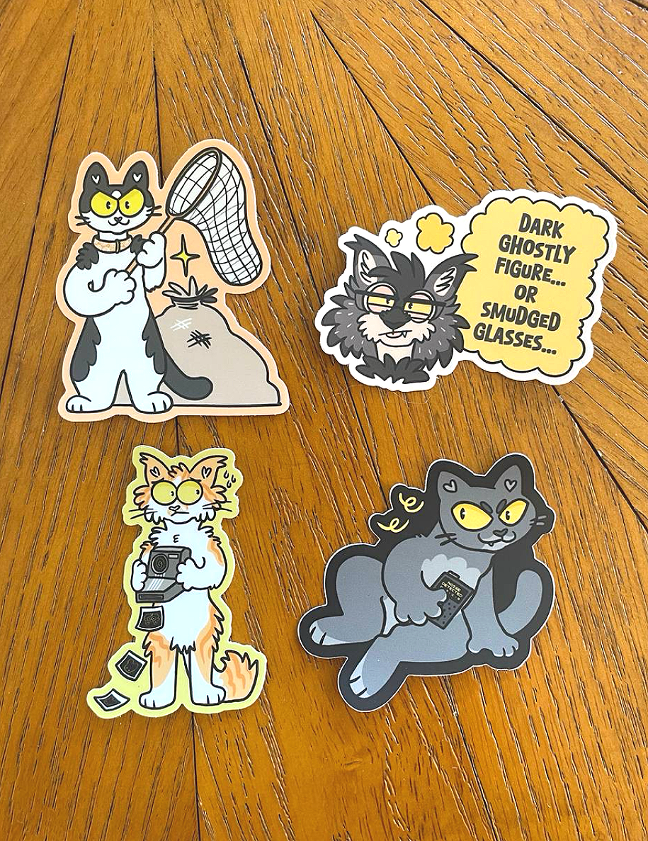 Kitty Cryptid Hunters | Sticker