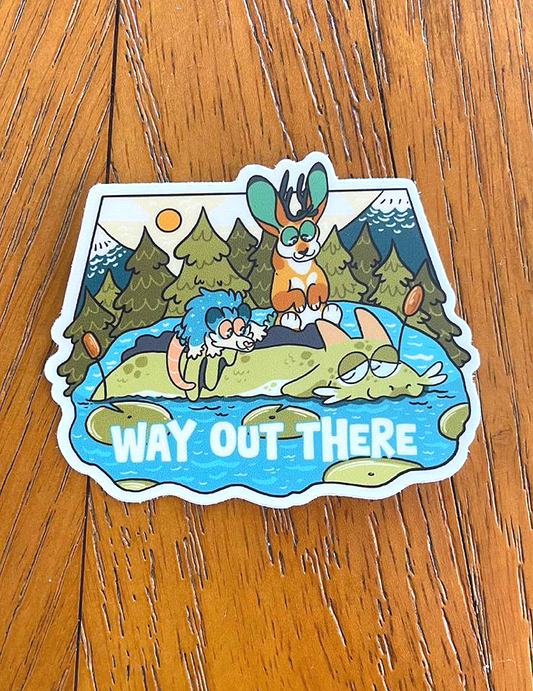 Way Out There | Sticker