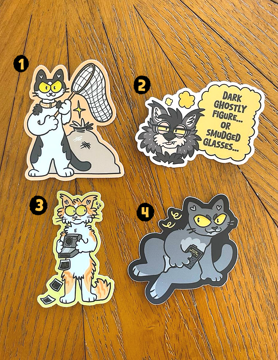 Kitty Cryptid Hunters | Sticker