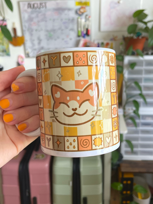 Lil Kitty Quilt | Ceramic Mug
