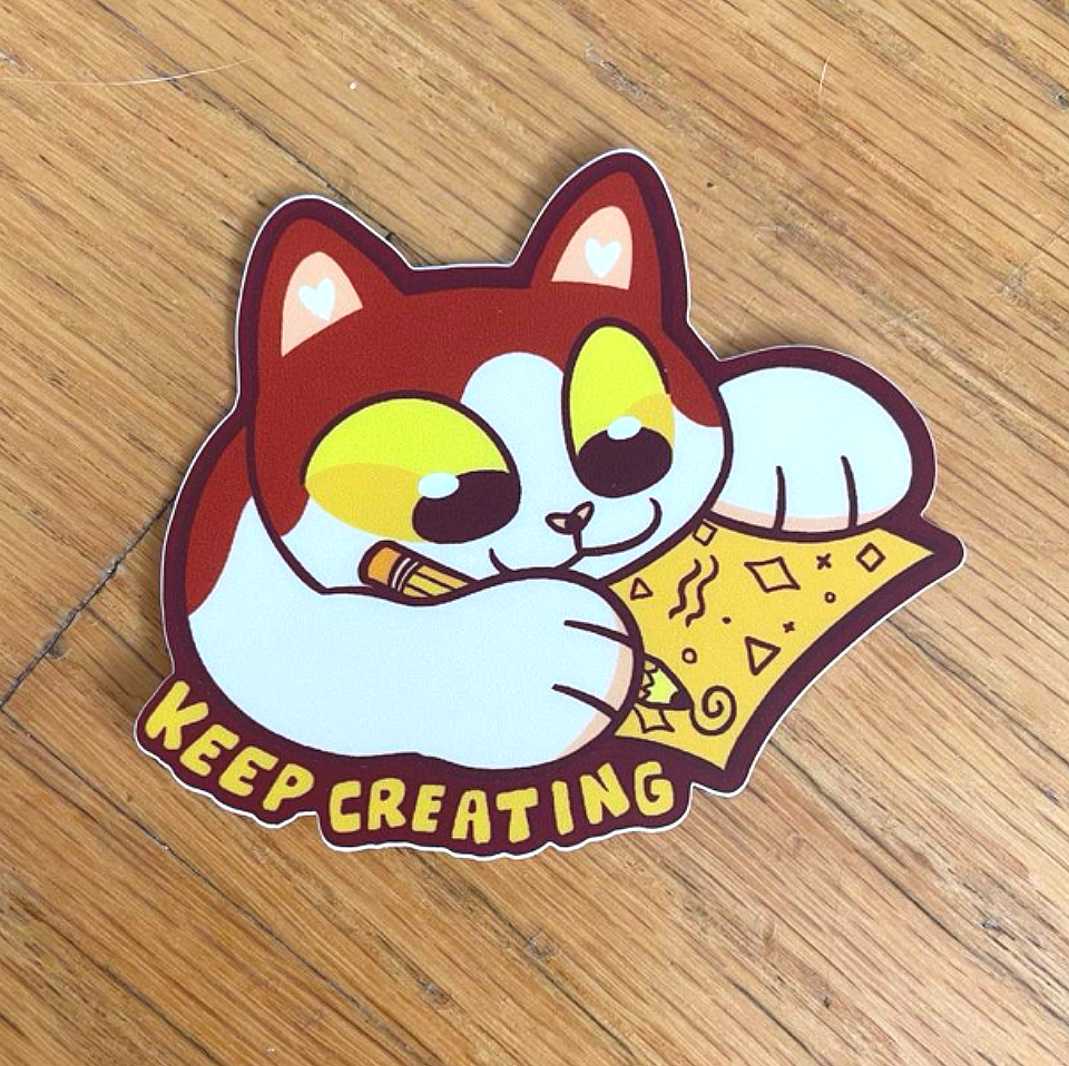 Keep Creating | Sticker