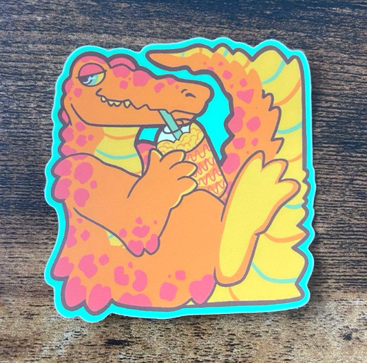 Orange Gator | Sticker