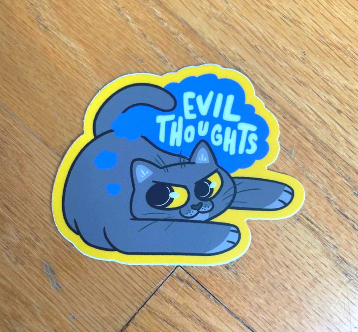 Evil Thoughts | Sticker