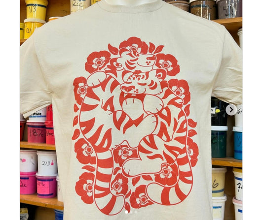 Tigers & Poppies RED | T-Shirt