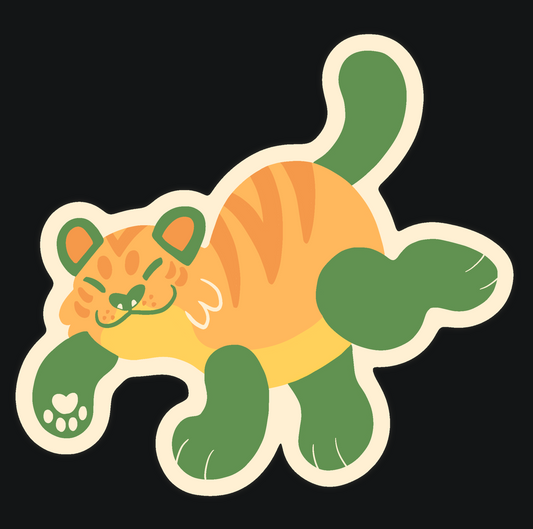 Squash Tiger | Sticker