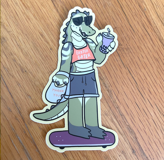 Skater Gator | Sticker